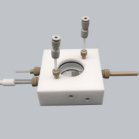In-Situ Raman Spectroscopy Cell With Double Light Window